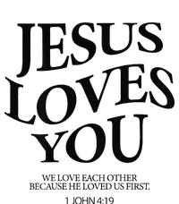 Jesus Loves You We Love Each Other Full-Length Apron With Pockets