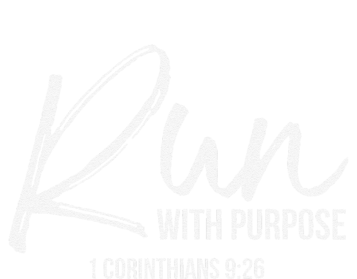 Christian Runner Gift Running Gear Run With Purpose Quote Women's Perfect Tri Tunic Long Sleeve Shirt