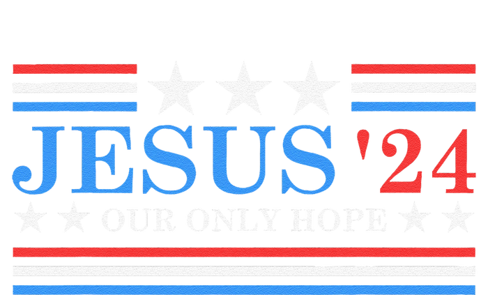 Jesus Christ 2024 President Usa Election Political Parody Pom Pom 12in Knit Beanie