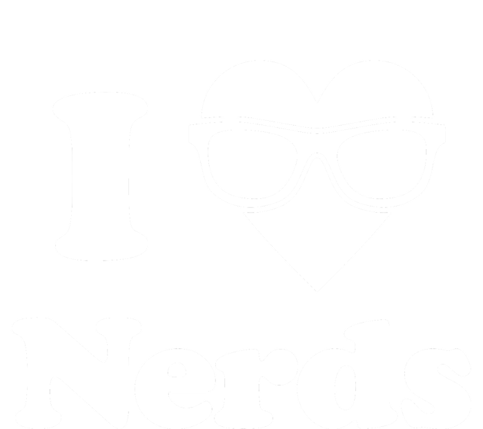 I Love Nerds Short Acrylic Beanie