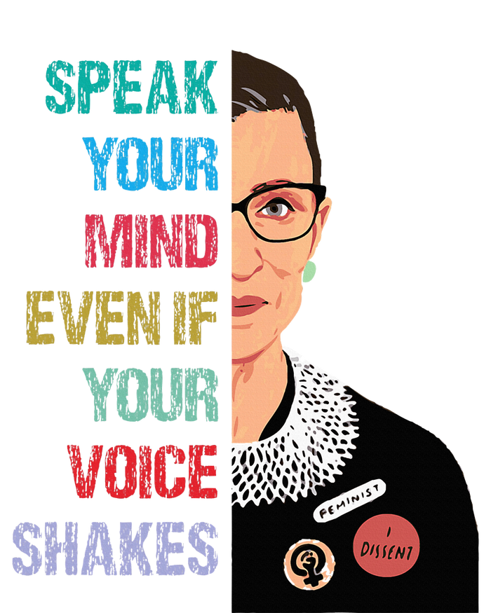 Speak Your Mind Even If Your Voice Shakes Feminist T-Shirt