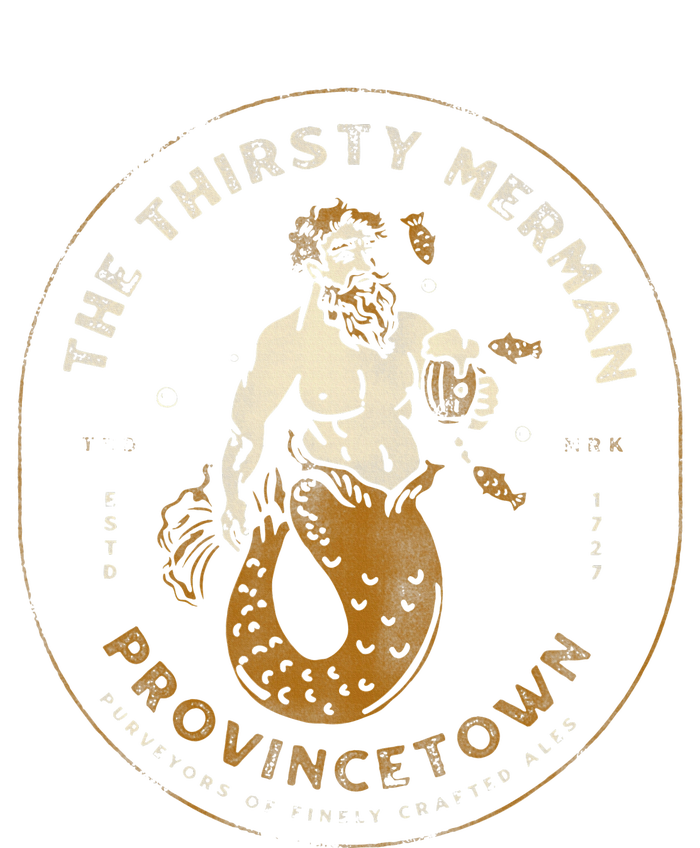 The Thirsty Merman Provincetown Cape Cod Massachusetts Bella+Canvas Jersey Crop Tee