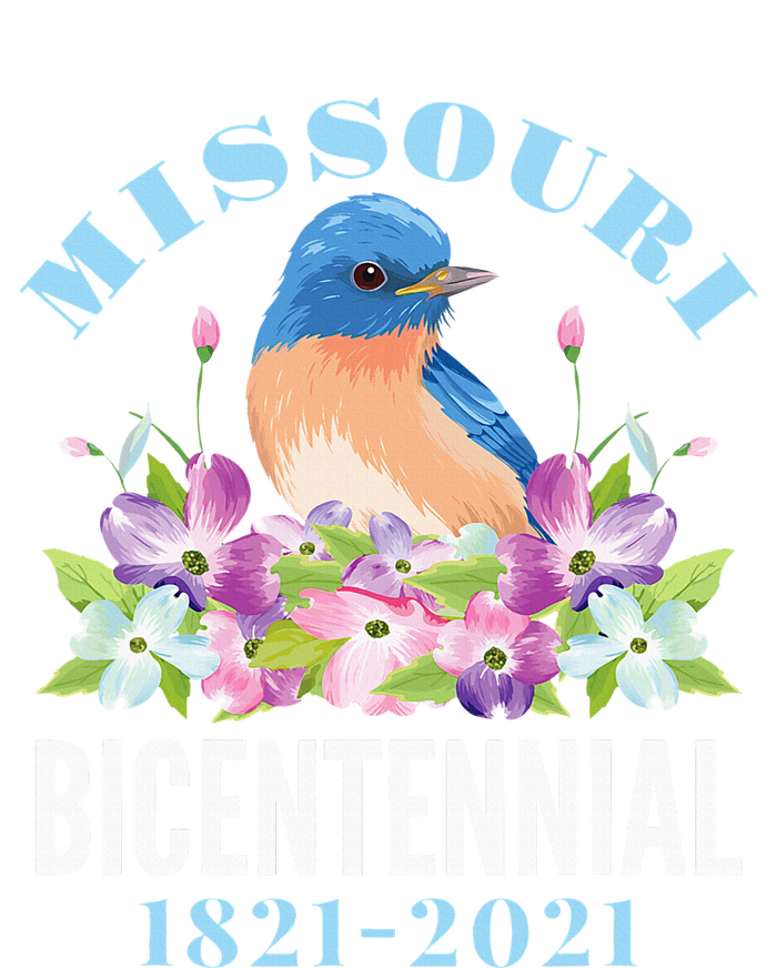 Missouri Bicentennial 200 Anniversary Bluebird Dogwood T-Shirt