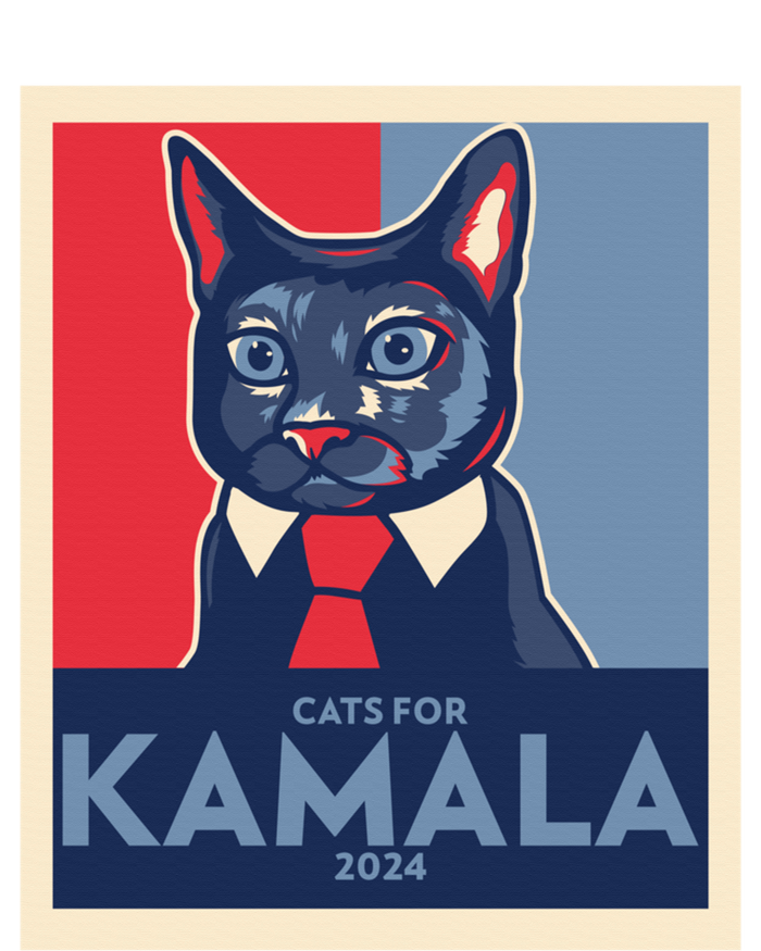 Politically Purrfect Cats For Kamala Harris 2024 President Madam President 2024 T-Shirt