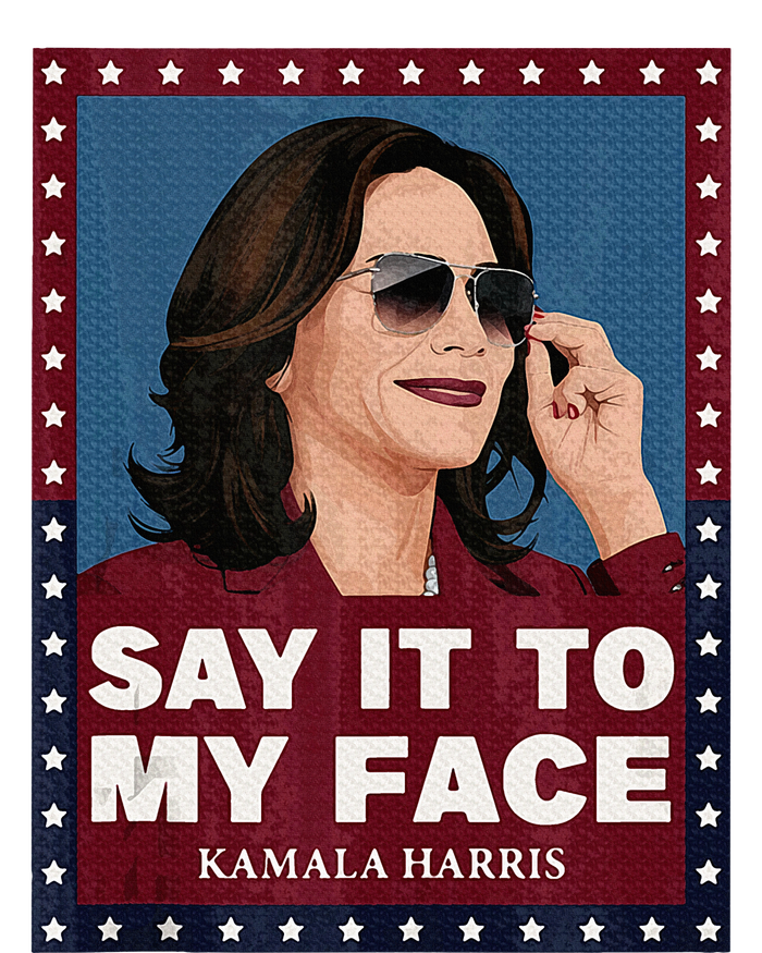 Say It To My Face Kamala Harris 2024 Sunglasess Tote Bag