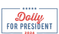 Dolly For President 2024 Retro Ladies Long Sleeve Shirt