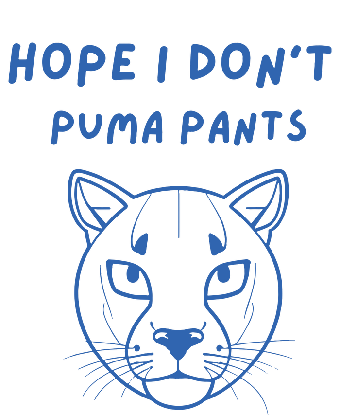 Hope I Dont Pants Funny Cat Pun Grommeted Golf Towel