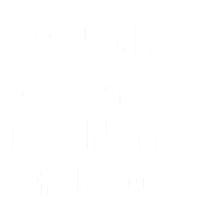 I Rebuke You In The Name Of Jesus V-Neck T-Shirt