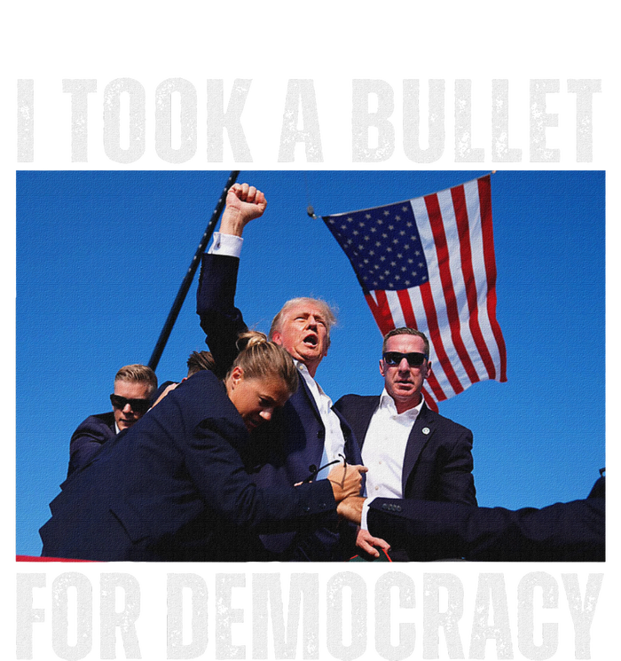 Trump I Took A Bullet For Democracy 2024 Tall T-Shirt