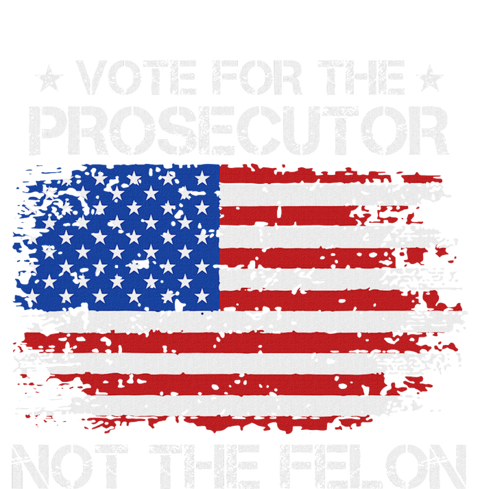 Retro American Flag Vote For The Prosecutor Not The Felon T-Shirt