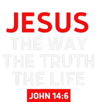 Jesus The Way Truth Life John 146 Christian Bible Verse T-Shirt