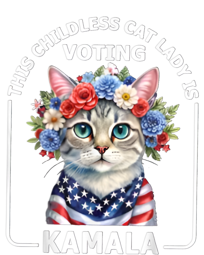 This Childless Cat Lady Ladies Is Voting Kamala Election 24 Toddler Fine Jersey T-Shirt