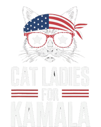 Cat Ladies For Kamala Funny Cat 2024 President Kamala Harris Drawstring Bag