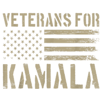 Veterans For Kamala Harris 2024 Election Usa Flag Military T-Shirt