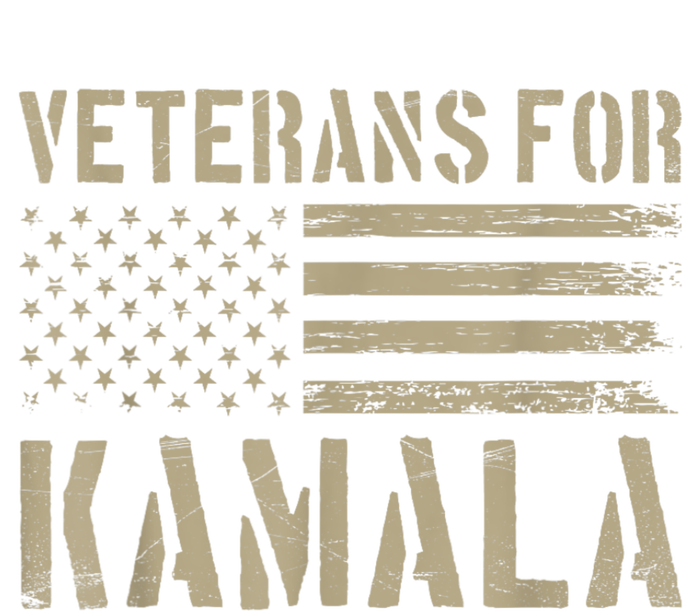 Veterans For Kamala Harris 2024 Election Usa Flag Military T-Shirt