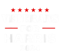 Veterans For Harris 2024 Kamala Harris Veteran Usa The Baniff Cuffed Pom Beanie