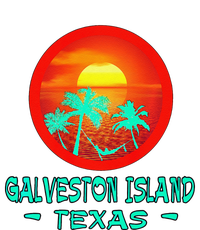 Galveston Island Texas Tropical Beach Souvenir Canvas