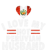 I Love My Hot Peruvian Husband Anniversary Birthday Cooling Performance Long Sleeve Crew