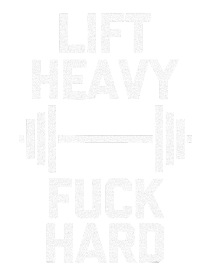 Lift Heavy Fuck Hard Cool Funny Weightlifting Workout Gym 7-Panel Snapback Hat