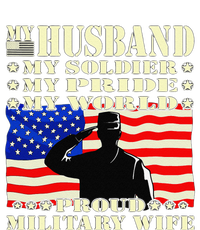 My Husband My Soldier Hero Proud Military Wife Army Spouse T-Shirt