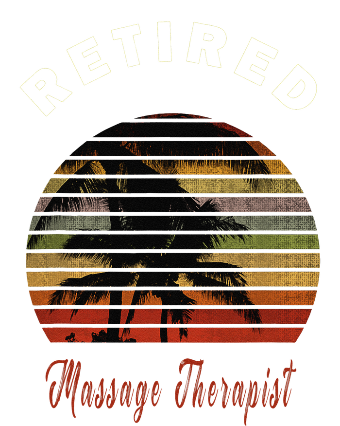 Retired Massage Therapist Retirement Gift Beach T-Shirt