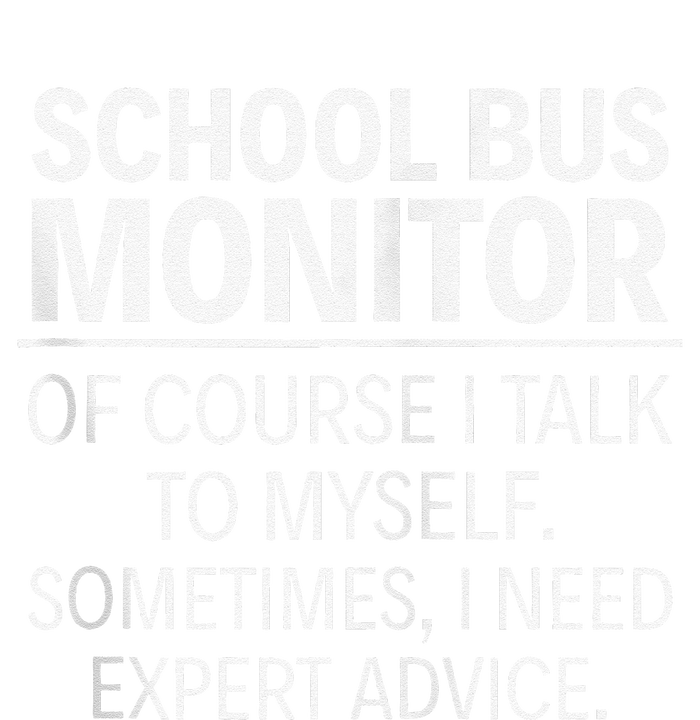 School Bus Monitor Of Course I Talk To Myself Women's Flannel Pajama Set