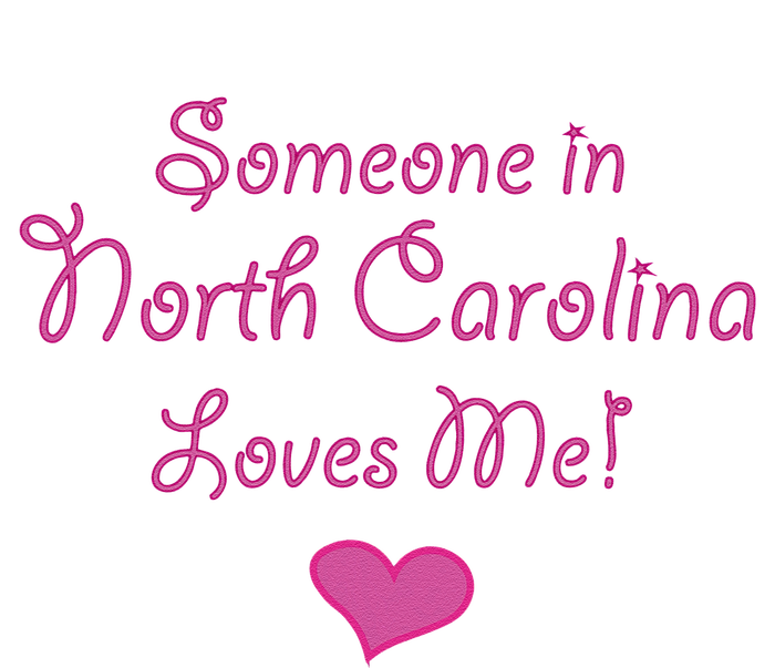 Someone In North Carolina Loves Me Cute Gift Grommeted Golf Towel