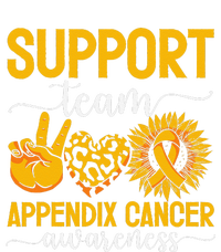 Support Team Appendix Cancer Awareness Hooded Wearable Blanket