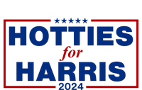 Hotties For Harris 2024 Funny Kamala Harris 2024 Womens CVC Long Sleeve Shirt