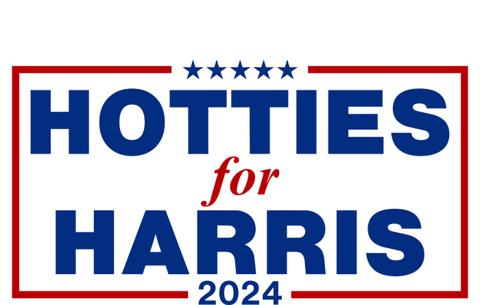 Hotties For Harris 2024 Funny Kamala Harris 2024 Womens CVC Long Sleeve Shirt