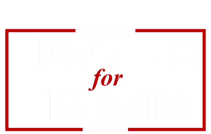 Hotties For Harris 2024 Funny Kamala Harris 2024 Striped Beanie with Solid Band