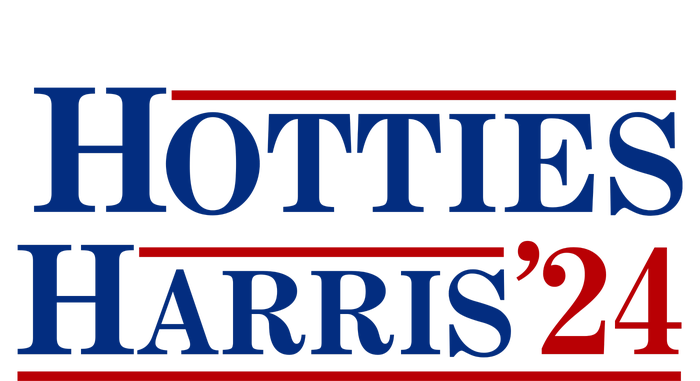 Hotties For Harris 2024 Funny Kamala Harris 2024 T-Shirt