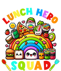 School Lunch Lady Squad A Food Team Rainbow Lunch Hero Squad Gift Zip Tote Bag