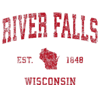 River Falls Wisconsin Wi Vintage Sports Design Long Sleeve Shirt