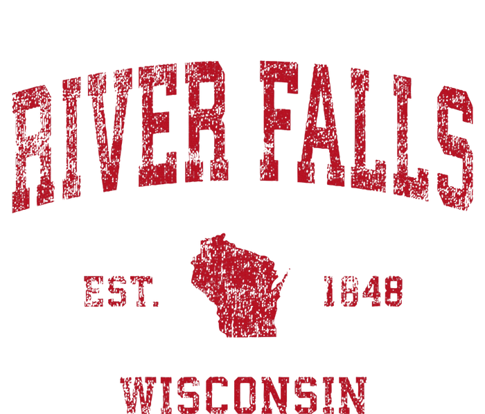 River Falls Wisconsin Wi Vintage Sports Design Long Sleeve Shirt