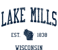 Lake Mills Wi Vintage Athletic Sports Women's T-Shirt