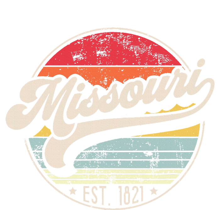 Retro Missouri Home State Mo Cool 70s Style Sunset T-Shirt