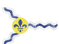 St. Louis Miss Souri Fleur De Lis Flag Sustainable Bucket Hat