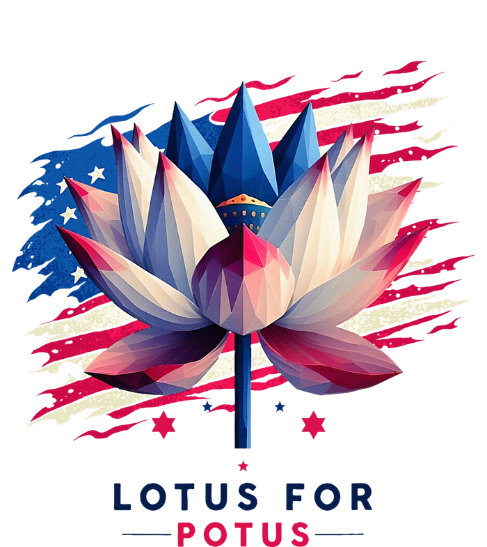 Lotus For Potus Kamala Harris President 2024 Democrats T-Shirt