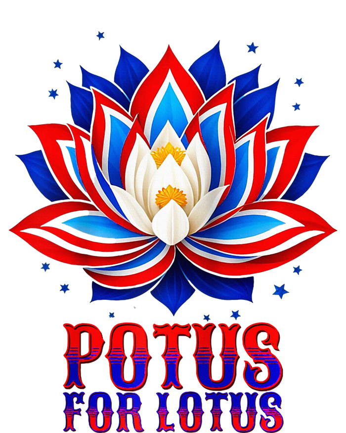 Lotus For Potus Kamala Harris 2024 President Trend Election Raglan Baseball T-Shirt