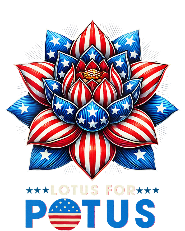 Wo Lotus For Potus Kamala Harris 2024 President T-Shirt