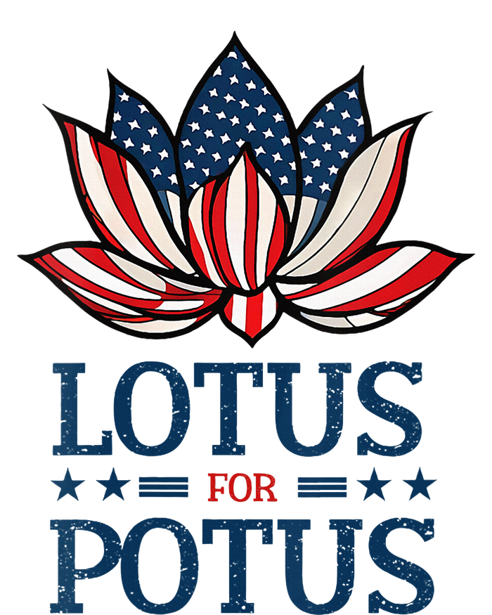 Wo Lotus For Potus Kamala Harris Us Election 2024 Aluminum Water Bottle