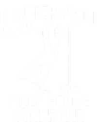 I Suffer From Silly Goose Syndrome Funny Goose Joke Humor Dry Zone Grid Polo