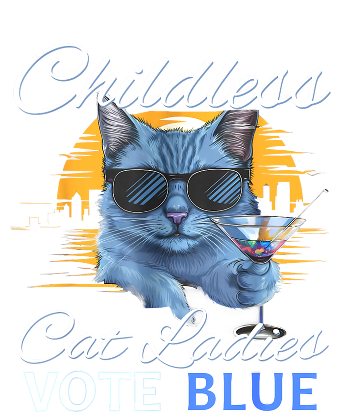 Childless Cat Ladies Vote Blue In November Kamala President T-Shirt