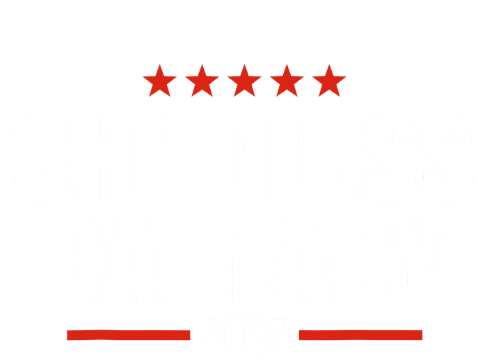 2024 Childless Cat Lady For President Women's Racerback Tank