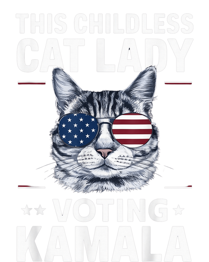 This Childless Cat Lady Is Voting Kamalaharris 2024 Voting Kamala Election 2024 Bumper Sticker