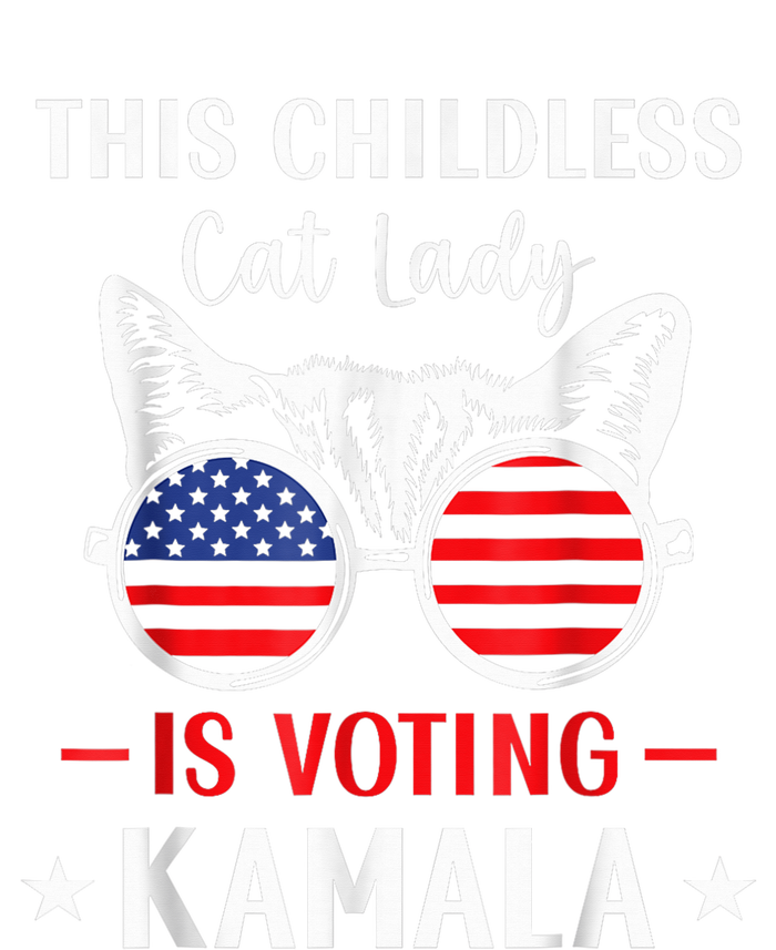 This Childless Cat Lady Ladies Is Voting Kamala Voting Kamala Election 2024 T-Shirt