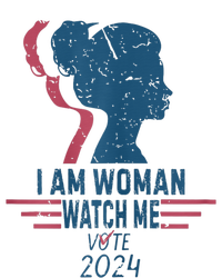 Vintage Retro I Am Woman Watch Me Vote For President Kamalaharris Garment-Dyed Heavyweight T-Shirt