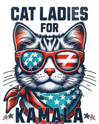 Cat Ladies For Kamala Funny Cat 2024 President 2024 Election Kamalaharris T-Shirt