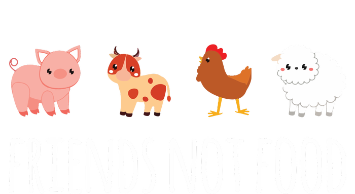 Friends Not Food Vegetarian Vegan T-Shirt